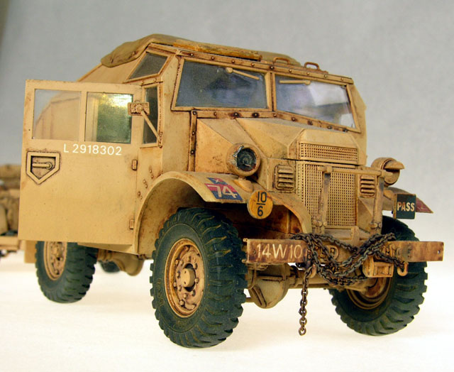 Combat Choroq 217 British Quad Gun Tractor No.C-04 Sandbrown
